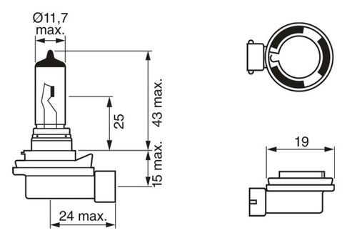 Produktbild für Glühlampe, Nebelscheinwerfer
