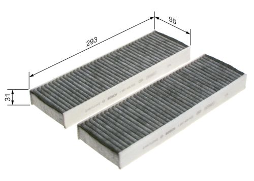 Produktbild für Filter, Innenraumluft