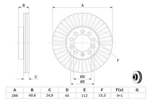 Produktbild für Bremsscheibe
