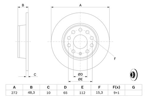 Produktbild für Bremsscheibe