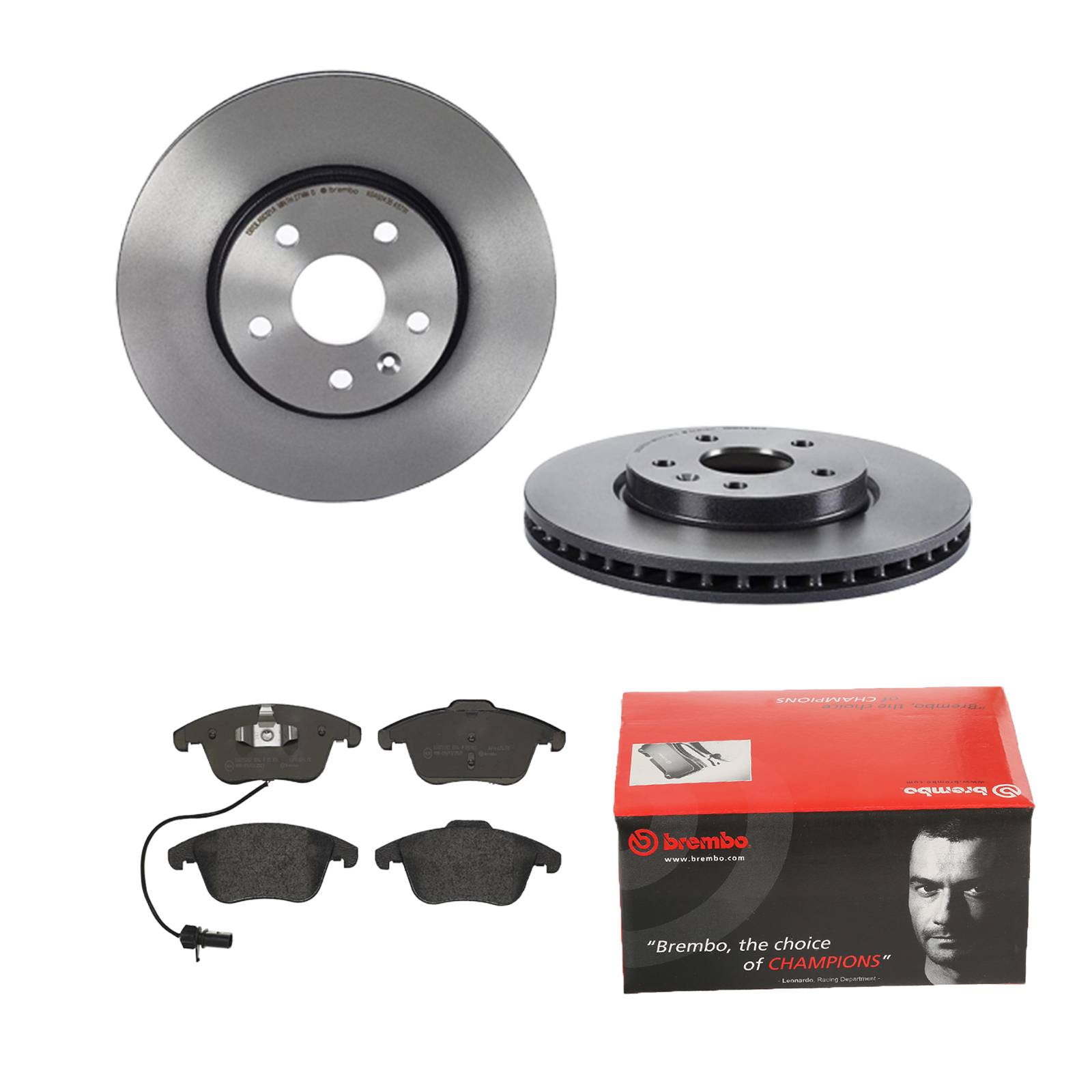 Brembo 09887331 beschichtete Bremsscheiben 2 Stück COATED VA vorne 09.8873.31