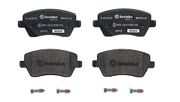 Bremsbelagsatz, Scheibenbremse BREMBO XTRA LINE NISSAN MICRA C+C