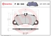 Bremsbelagsatz, Scheibenbremse PORSCHE CAYENNE