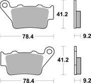 Bremsbelagsatz, Scheibenbremse BMW 02