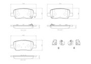 Bremsbelagsatz, Scheibenbremse KIA CARNIVAL