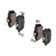 Bremsbelagsatz, Scheibenbremse MITSUBISHI COLT CZC