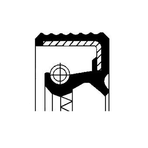 Produktbild für Wellendichtring, Differential