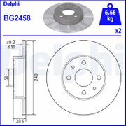 Bremsscheibe FIAT UNO