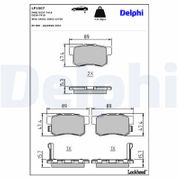 Bremsbelagsatz, Scheibenbremse MITSUBISHI L 300