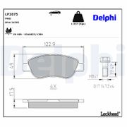Bremsbelagsatz, Scheibenbremse FIAT PALIO