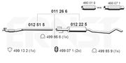 Mittelschalldämpfer Set OPEL CORSA