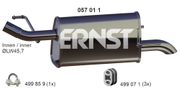 Endschalldämpfer OPEL MERIVA