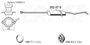 Endschalldämpfer MERCEDES-BENZ
