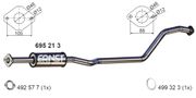 Mittelschalldämpfer NISSAN ALMERA TINO