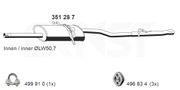Endschalldämpfer MERCEDES-BENZ