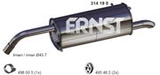 Endschalldämpfer FORD B-MAX