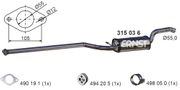 Mittelschalldämpfer FORD FOCUS C-MAX