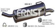 Endschalldämpfer OPEL ASTRA