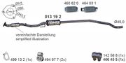 Mittelschalldämpfer OPEL CORSA