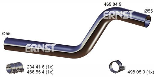 Produktbild für Reparaturrohr, Ruß-/Partikelfilter Set