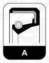 Produktbild für Wellendichtring, Automatikgetriebeflansch