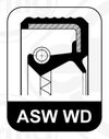 Produktbild für Wellendichtring, Zwischenwelle