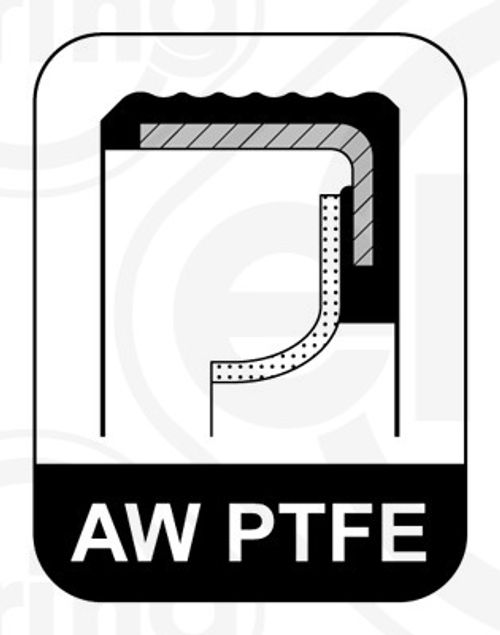 Produktbild für Wellendichtring, Zwischenwelle
