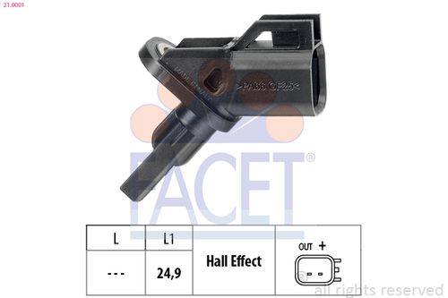 Produktbild für Sensor, Raddrehzahl