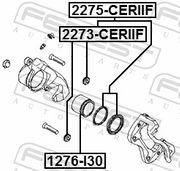 Faltenbalg, Bremssattelführung KIA PICANTO
