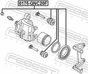 Reparatursatz, Bremssattel DAIHATSU TREVIS