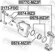 Faltenbalg, Bremssattelführung SEAT ATECA