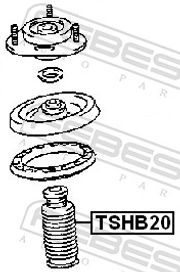Staubschutzsatz, Stoßdämpfer MAZDA MX-3