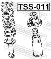 Federbeinstützlager TOYOTA PASEO
