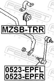 Stange/Strebe, Stabilisator MAZDA TRIBUTE
