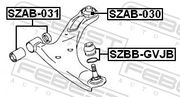 Reparatursatz,Trag-/Führungsgelenk SUZUKI GRAND VITARA
