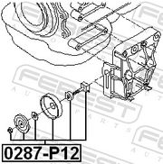 Spannrolle, Keilrippenriemen NISSAN PRIMERA