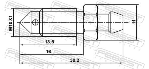 Produktbild für Entlüfterschraube/-ventil, Bremssattel