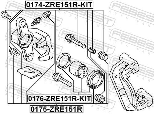 Produktbild für Führungsbolzen, Bremssattel