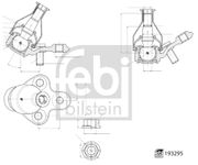 Trag-/Führungsgelenk TOYOTA YARIS