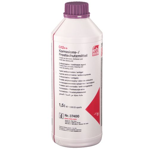 Produktbild für Kühlerfrostschutz 12++ - lila [1,5 L]