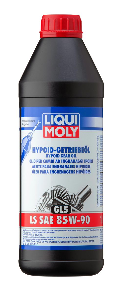 Produktbild für Hypoid-Getriebeöl (GL5) LS SAE 85W-90 [1 L]