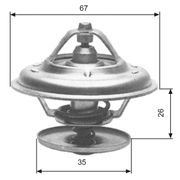 Thermostat, Kühlmittel PORSCHE CAYENNE