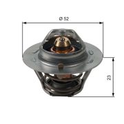 Thermostat, Kühlmittel TOYOTA