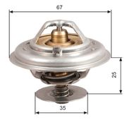 Thermostat, Kühlmittel VW PHAETON