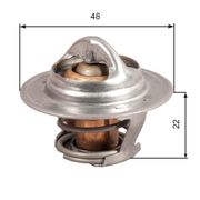 Thermostat, Kühlmittel OPEL KADETT