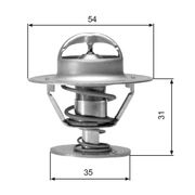 Thermostat, Kühlmittel FORD TAUNUS