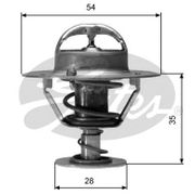 Thermostat, Kühlmittel NISSAN TERRANO II
