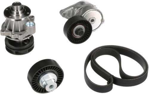 Produktbild für Wasserpumpe + Keilrippenriemensatz