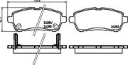 Bremsbelagsatz, Scheibenbremse DAIHATSU SIRION