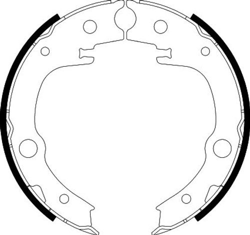 Produktbild für Bremsbackensatz, Feststellbremse